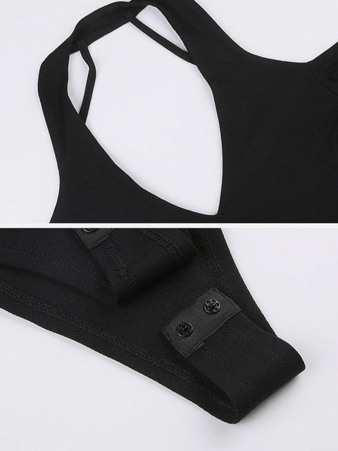 Hollow Backless Jumpsuit