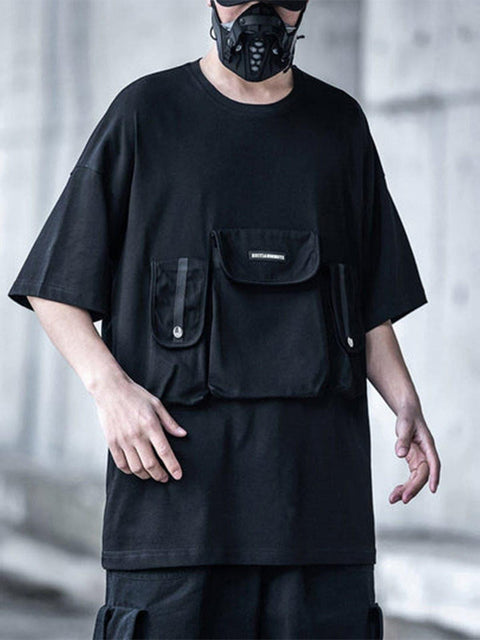 Dark Multi Pockets Tee