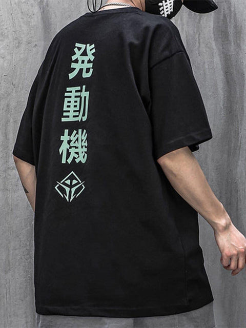 Cyberpunk Devil Embroidery Tee