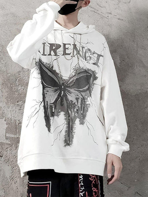 Dark Lightning Butterfly Chain Hoodie