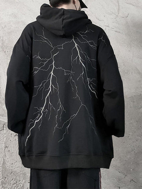 Dark Lightning Butterfly Chain Hoodie