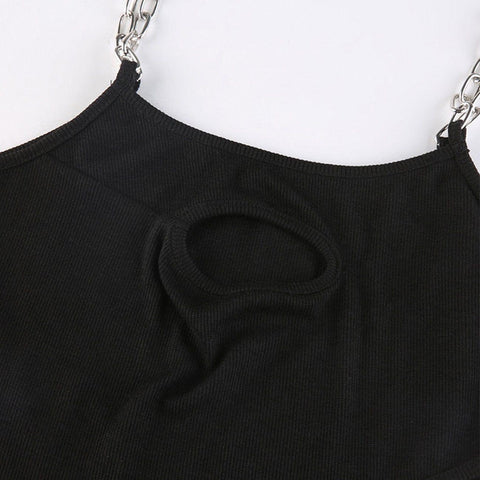 Chain Irregular Hollow Vest