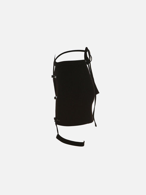 Strappy Leg Ring Skirt