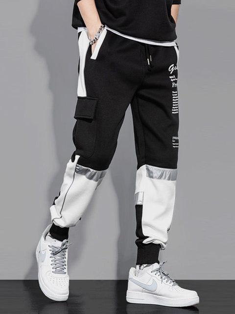Patchwork Reflective Pants