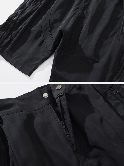Side Zip Up Shorts