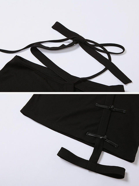 Strappy Leg Ring Skirt