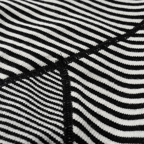 Personality Irregular Stripes Sweatshirt