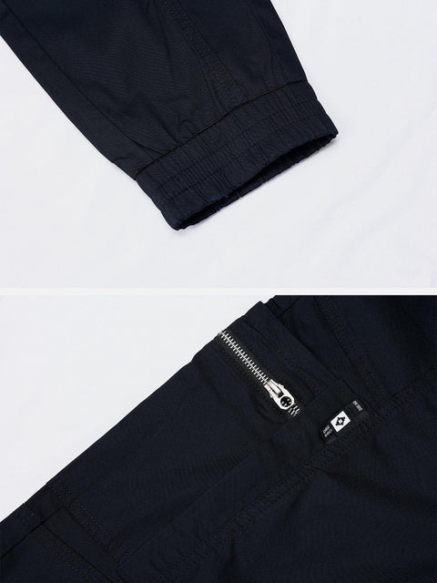 Multi Pockets Zip Up Cargo Pants