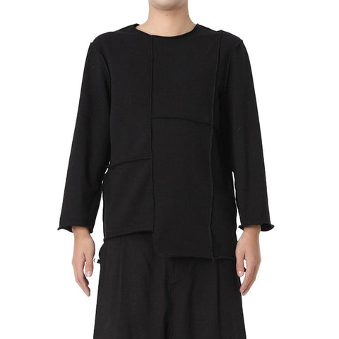 Irregular Patchwork Sweatshirt