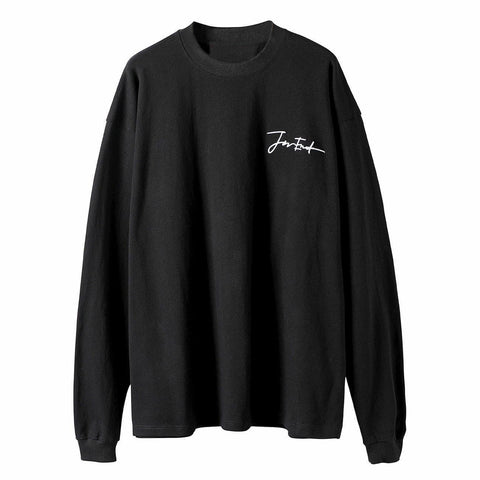 Solid Color Embroidery Sweatshirt