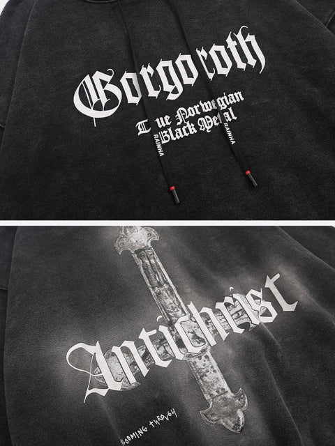 Cross Washed Hoodie