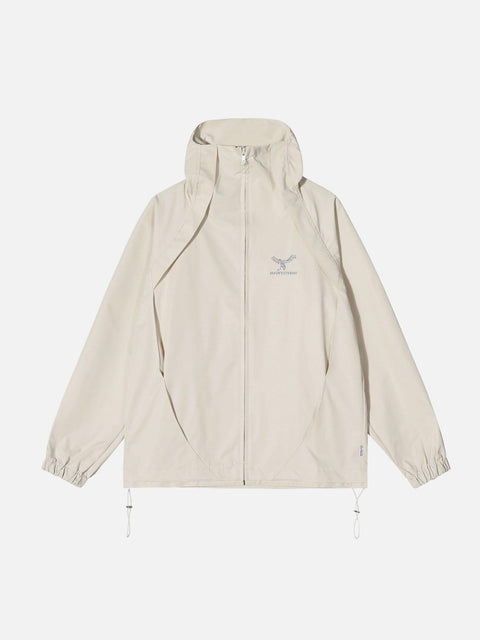 Hidden Pockets Zip Up Jacket