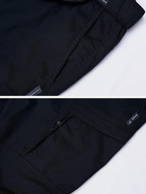 Ripstop Zip Up Cargo Pants