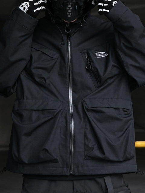 Large Back Pocket Cargo Jacket
