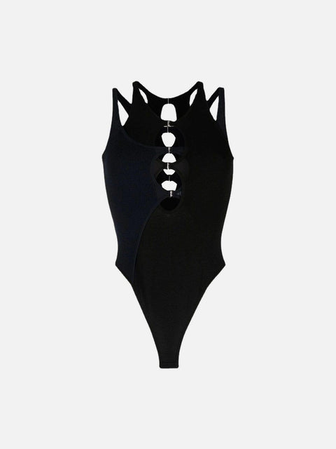 Hollow Elastic Jumpsuit