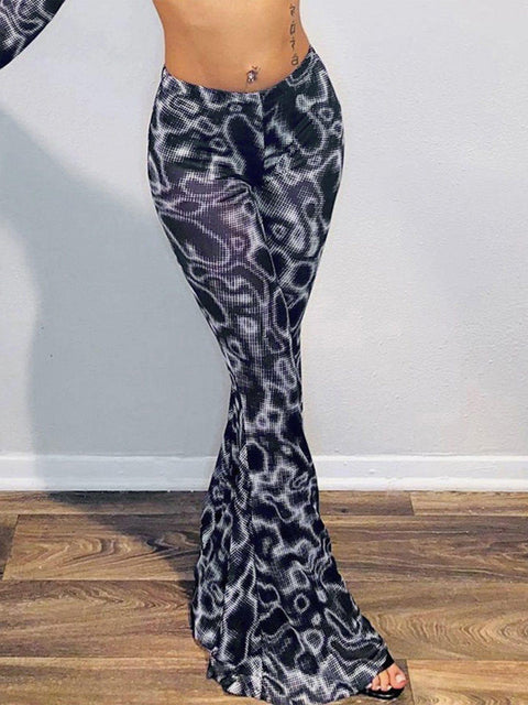 Mesh See-Through Speaker Pant