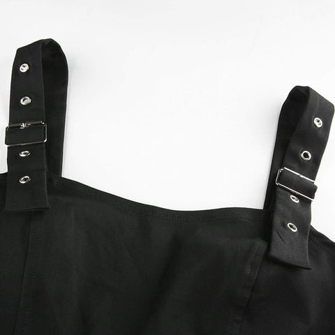 Sexy Punk Chain Crop Sling Vest