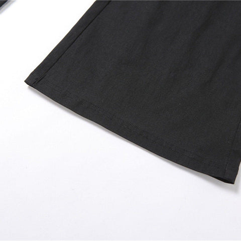 High Waist Cut-out Flared Pants