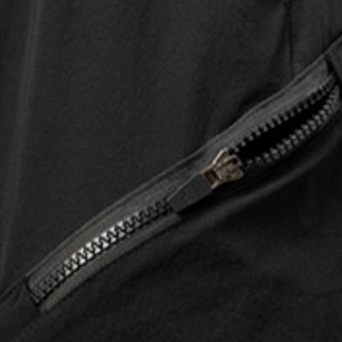 Zip Up Tilt Pockets Drawstring Cargo Pants