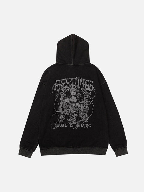 Lightning Beauty Washed Hoodie