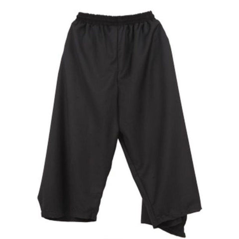 Drawstring Culottes Pants