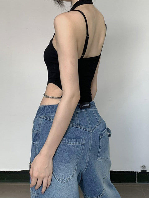 Hollow Chain Jumpsuit