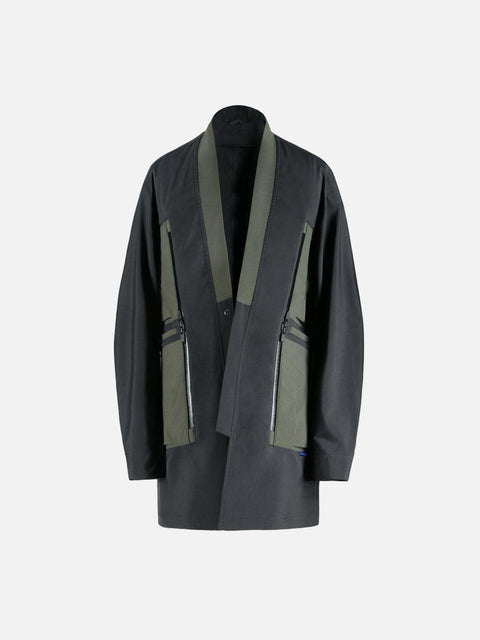 Patchwork Multi Pockets Jacket