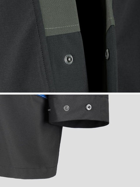 Patchwork Multi Pockets Jacket