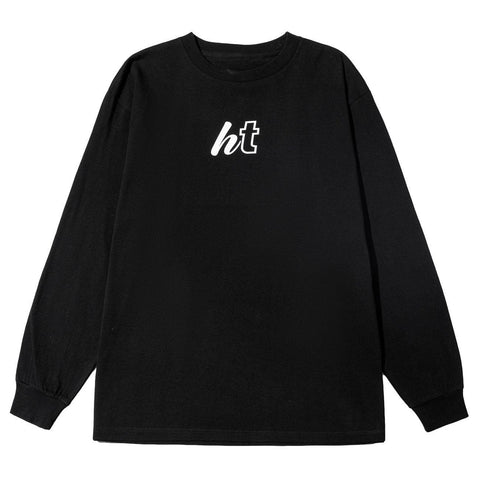 Solid Color Print Sweatshirt