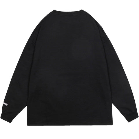 Mercury Letters Print Sweatshirt