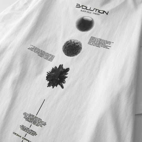 Fake Two Cell Evolution Print Sweatshirt