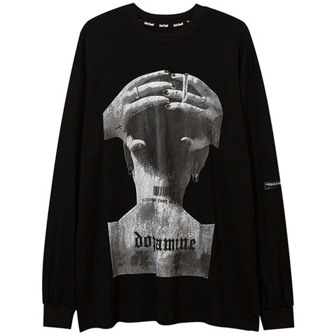 Phantom Alphabet Prisoner Print Sweatshirt