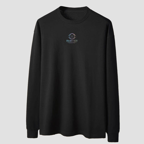 Reflective Mecha Print Sweatshirt