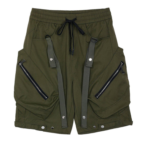 Multi Pockets Ribbon Shorts