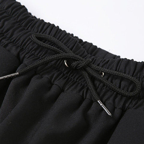 Irregular Reflective Strips Pants