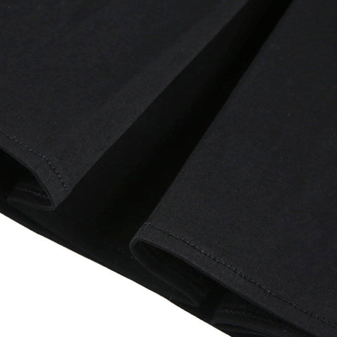 Dark Babes High-waisted Leather Pleated Skirt