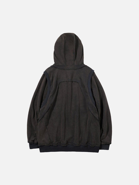 Patchwork Functional Hoodie