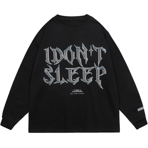 Mercury Letters Print Sweatshirt
