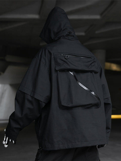 Large Back Pocket Cargo Jacket