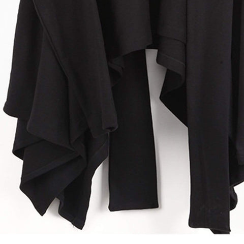 Dark Style Detachable Hat Cloak Hoodie